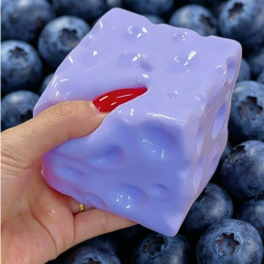 New Blueberry Color Cheese Squ - Food & Snacks Pdf ulasan dan harga