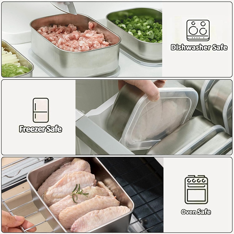 Stainless Steel Containers for - Food & Snacks Pdf ulasan dan harga