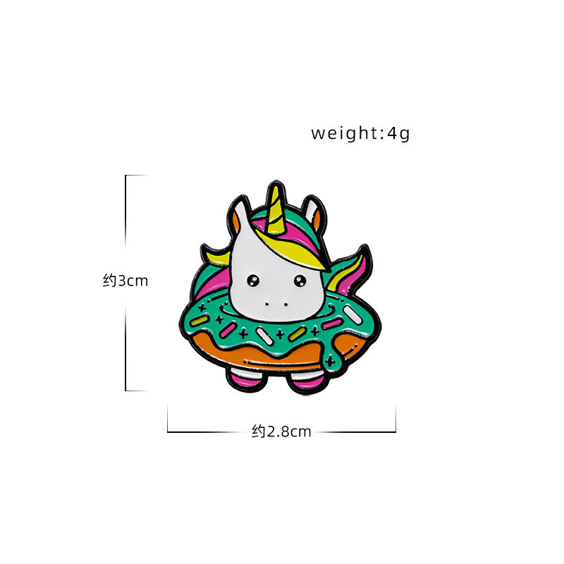 Kawaii Rainbow Unicorn Doughnu - Zinc Food Snacks ulasan dan harga