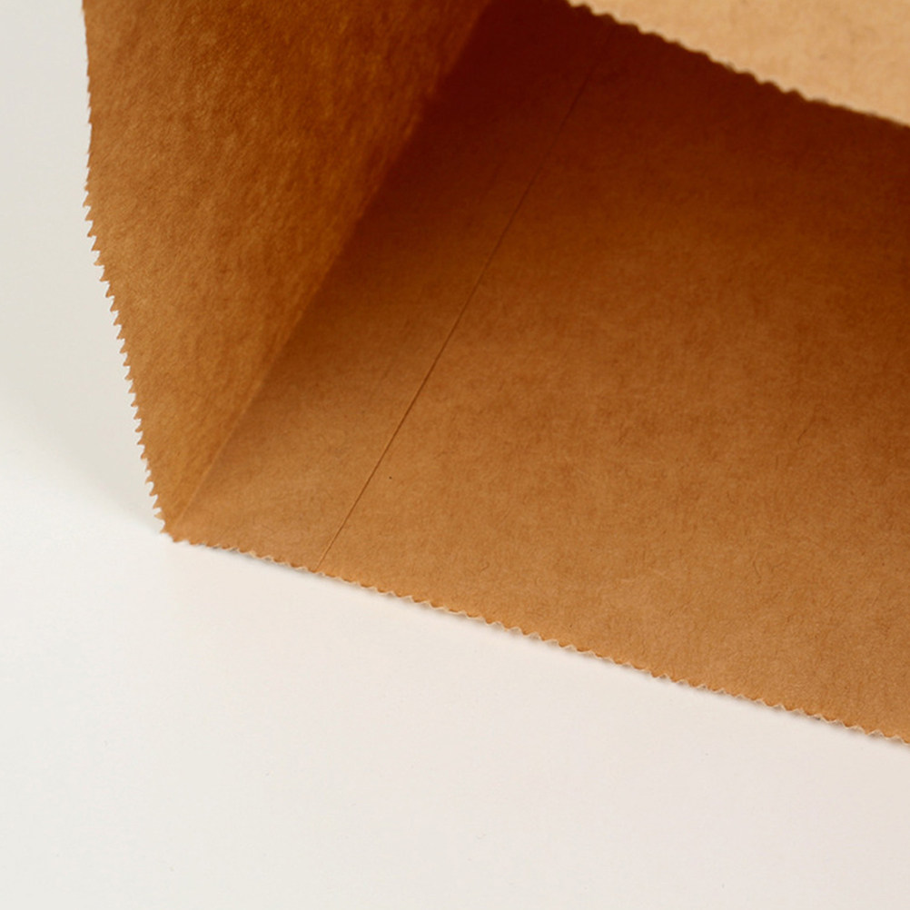 100pcs Food Paper Bags Kraft V - Food Snacks Order ulasan dan harga