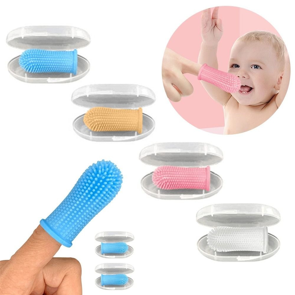Soft Rubber Baby Finger Toothb - Foods X ulasan dan harga