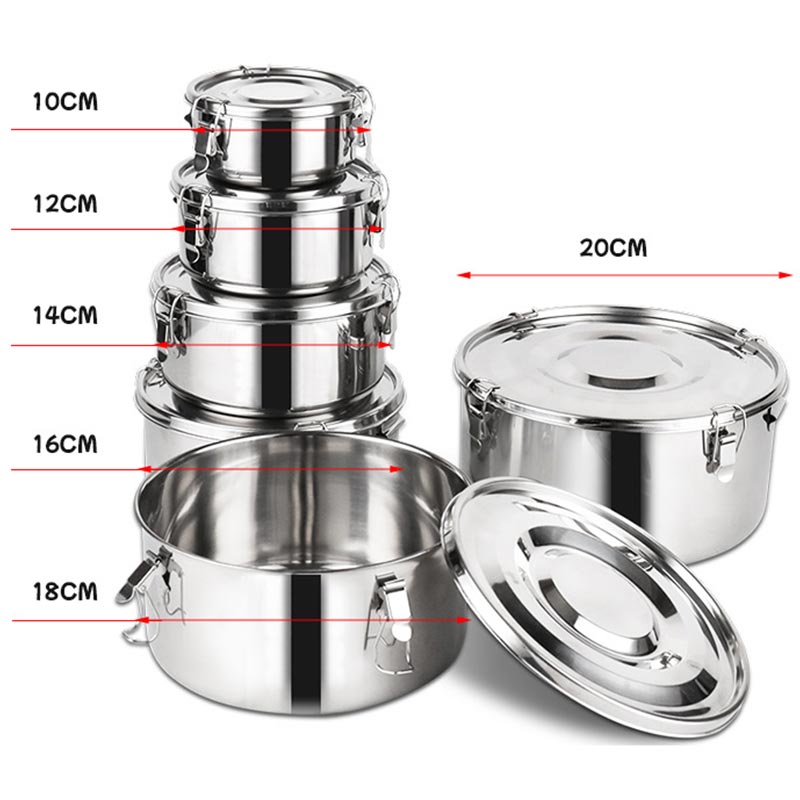 304 Stainlesss Steel Lunch Box - Food Snacks For Picnic ulasan dan harga