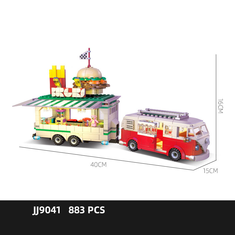 Creative City Street View Buil - Food Snacks To Eat ulasan dan harga