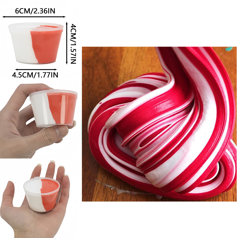 80ml Slime Fluffy Supplies Toy - Food Snacks To Eat ulasan dan harga
