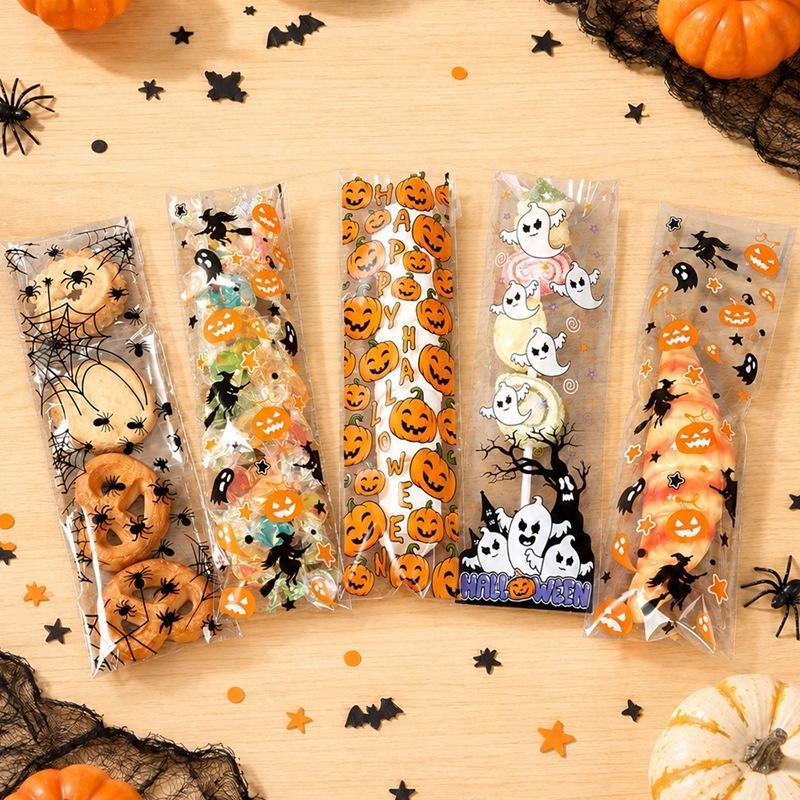 50/100Pcs Halloween Self Adhes - Food & Snacks Pdf ulasan dan harga